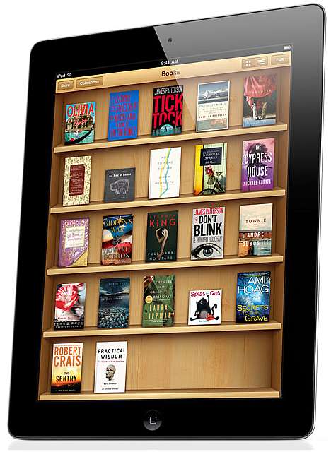 iPad Mini'de iBook özellikleri görülüyor