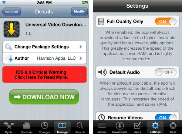Universal Video Downloader incelemesi