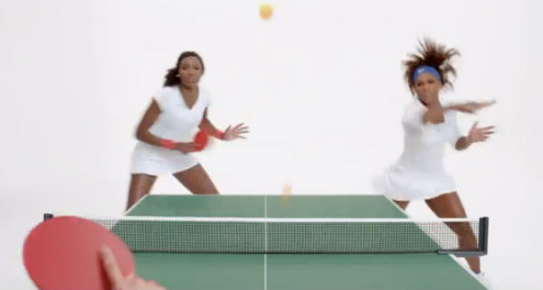 Serena ve Venüs Williams kardeşler apple reklamı