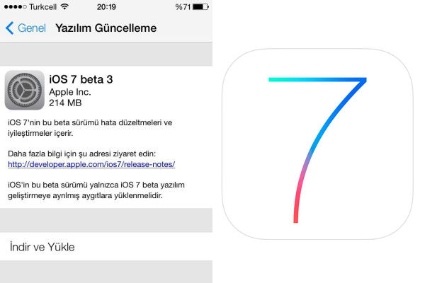 iOS 7 Beta 3 iOS 7 Beta 3