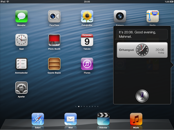iPad 3 Siri