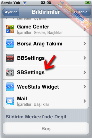 iOS 5 Bildirim Merkezi