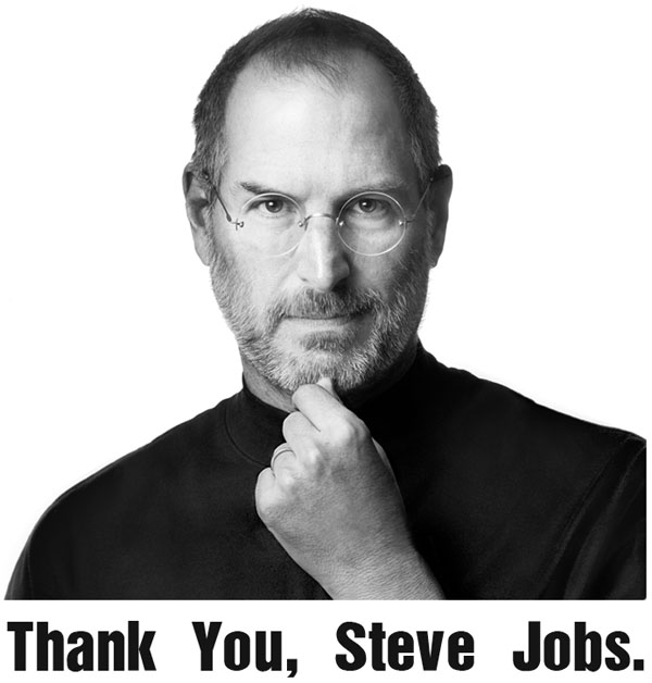 Teşekkürler Steve Jobs