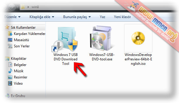Windows 8 USB Flash Disk Kurulumu