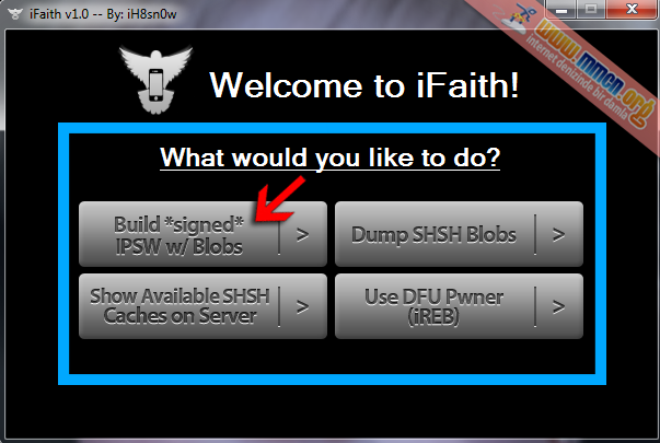 iFaith IPSW Dosdyasına SHSH Kaydını Gömme