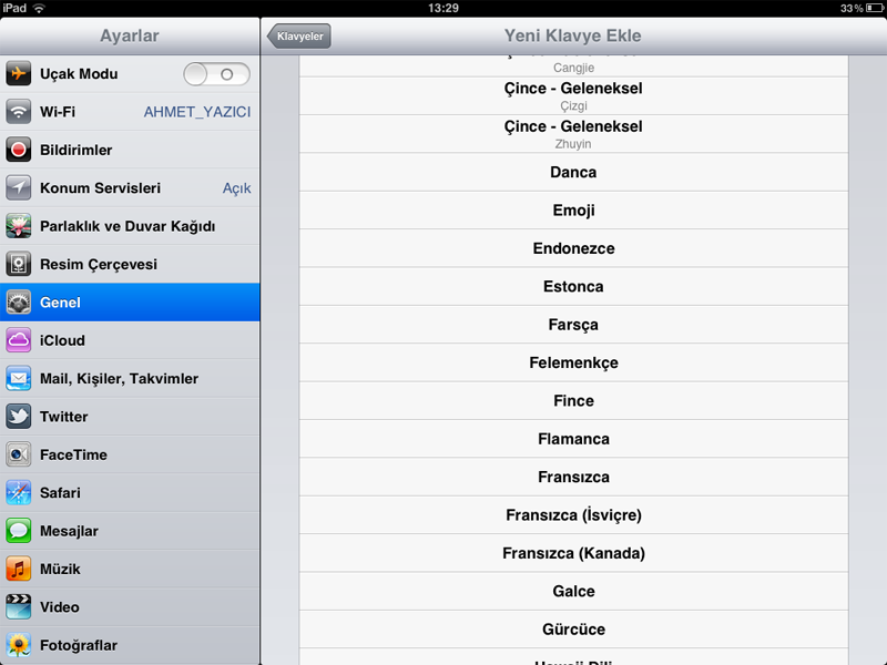 iOS 5 Emoji Klavye Desteği