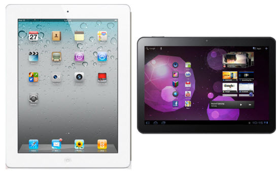 Samsung Galaxy Tab vs. iPad 2