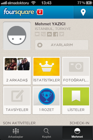 Foursquare 5.0 Türkçe