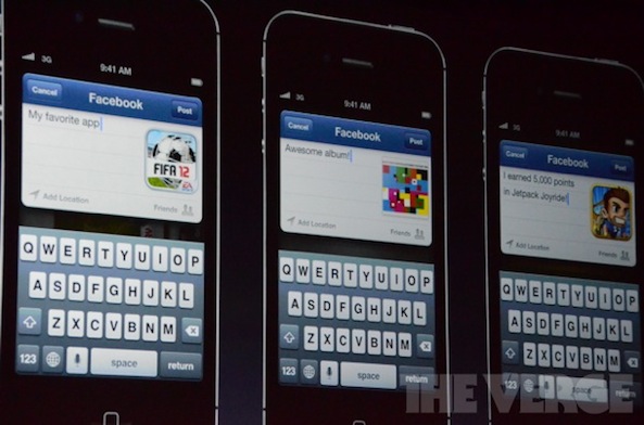 iOS 6 Facebook Entegrasyonu