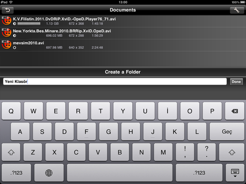 AvPlayerHD iPad 2