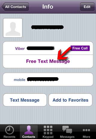Viber Ücretsiz SMS