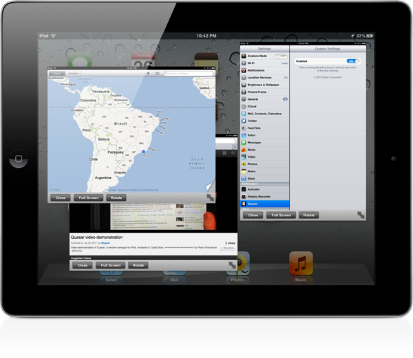 Quasar iPad Uygulaması