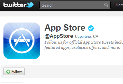 AppStore Twitter'da