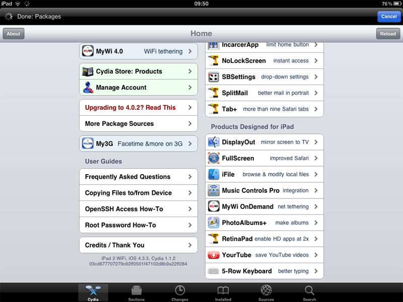 iPad 2 iOS 4.3.3 Jailbreak