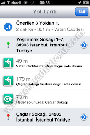 TomTom iOS 6 Haritalar