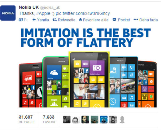 Nokia iPhone 5c twitter