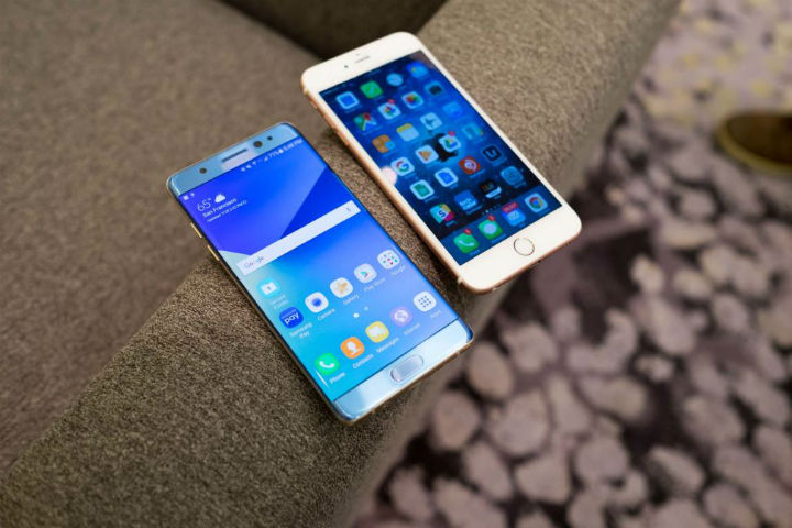 Note 7 vs iphone 6s Plus
