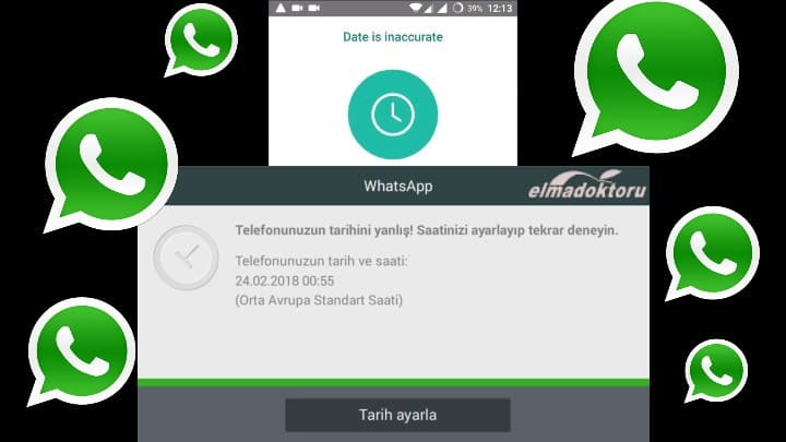 WhatsApp Telefon Tarihi Yanlış